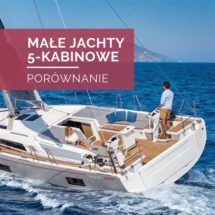 Porówanienie małych jachtów 5 kabinowych