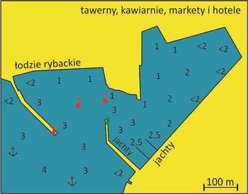 mapa portu na wyspie Salamina