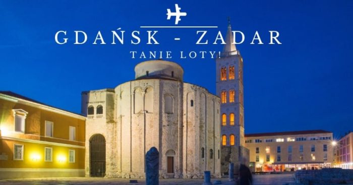 Zadar loty tanie z Gdańska