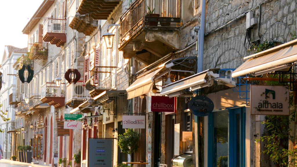 Stare Miasto w Nafplio kamieniczki