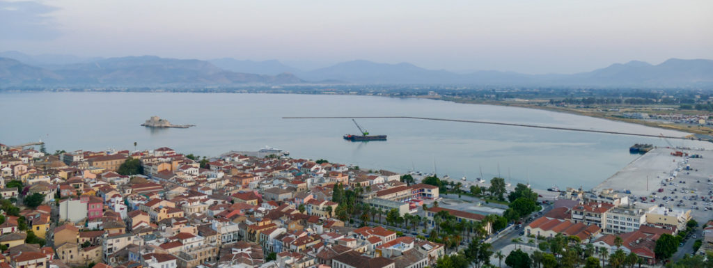 Widok na port Nafplio