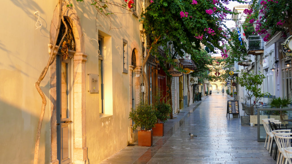 Stare Miasto w Nafplio uliczki