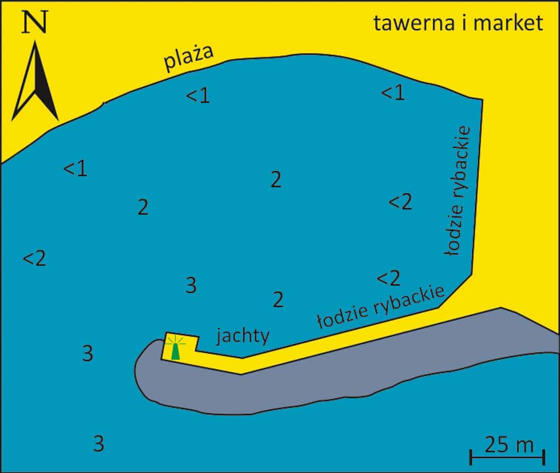 mapa portu w Sambateki