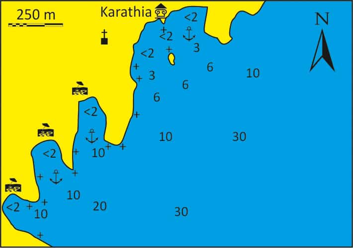 Zatoka Poles na Kea mapka