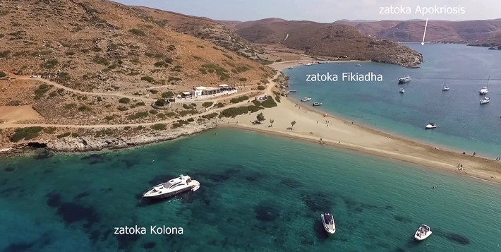 Zatoka Kolona i Fikiadha Kithnos