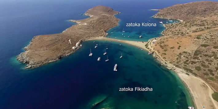 Zatoka Kolona i Fikiadha Kithnos