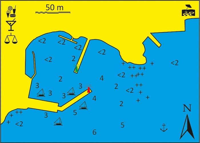 Port Finikas na wyspie Siros