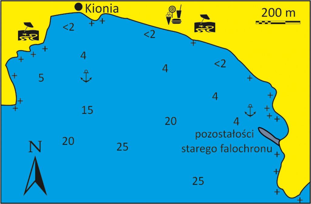 Zatoka Stavros na Tinos mapka