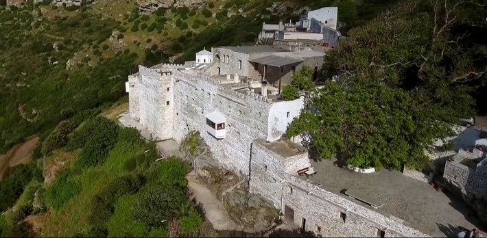 Klasztor Panachrantou na wyspie Andros Cyklady