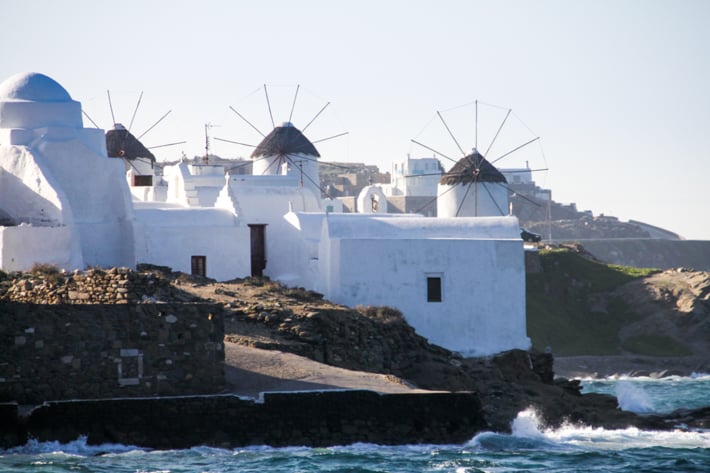 wiatraki Mykonos