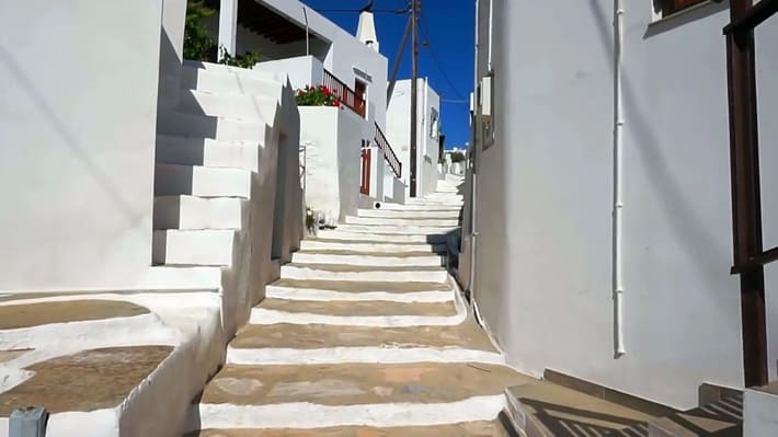 Apollonia wąskie uliczki i schody
