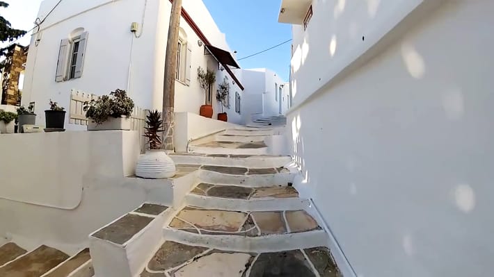 Apollonia wąskie uliczki i schody