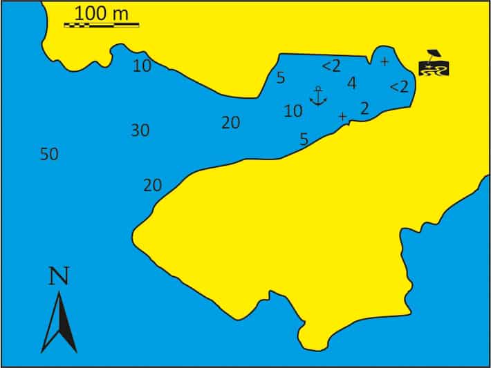 mapka Zatoka Fykiada na Sifnos