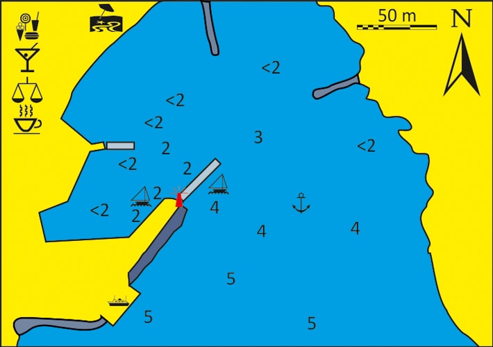 Mapka portu Alopronia