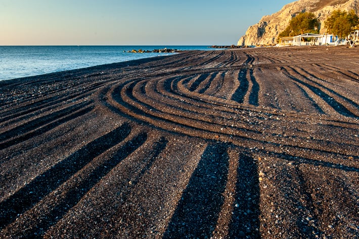 czarna plaża