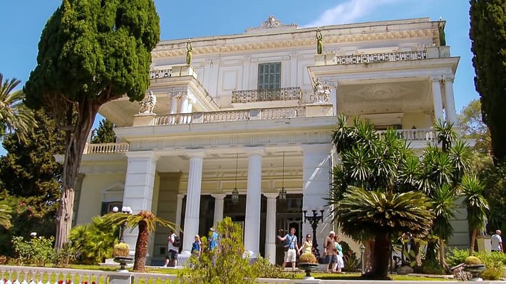 Achillion pałac Korfu