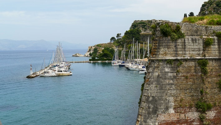 Mandraki port Korfu