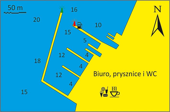 Marina Cleaopatra w Prevezie mapka