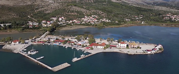 Port Sagiada z góry