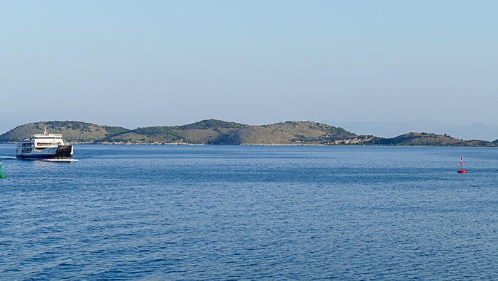 wejście do zatoki Igoumenitsa