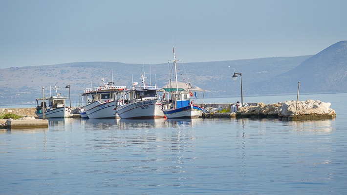 port miejski w Argostoli