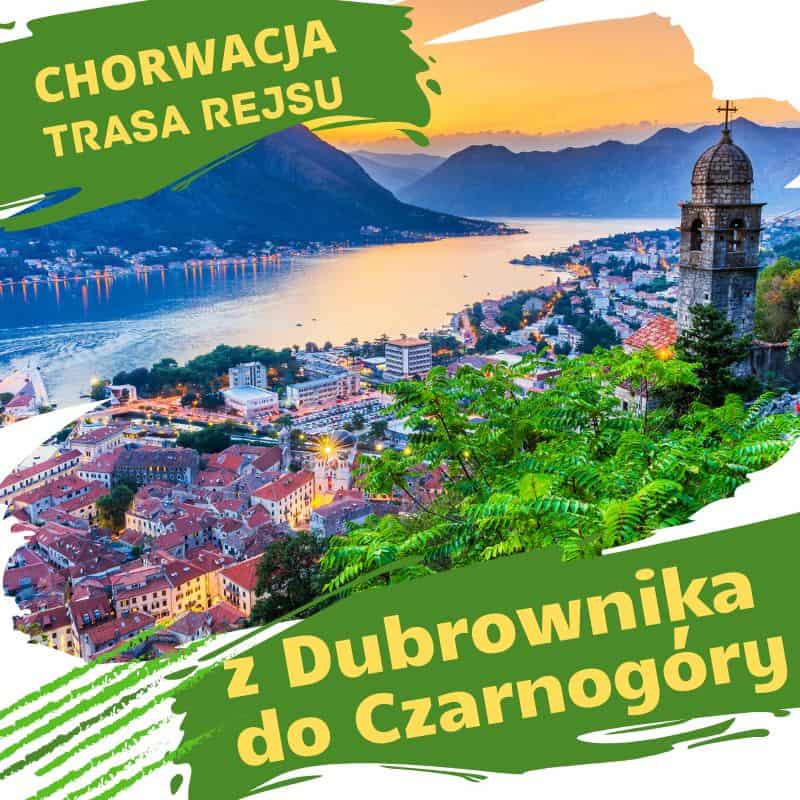 okładka z Dubrownika do Czarnogóry