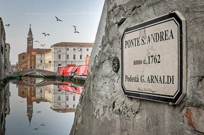 chioggia kanał kosciół