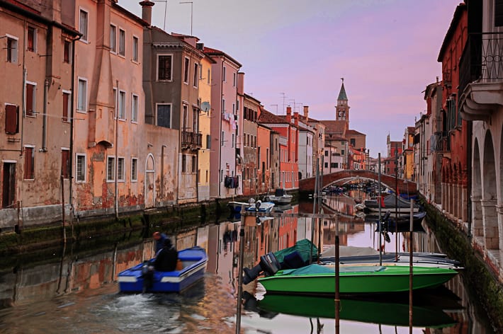 Chioggia kanał rybak