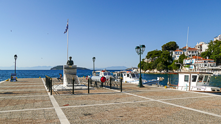 stary port Skiathos gdzie kręcono sceny z filmu Mamma Mia