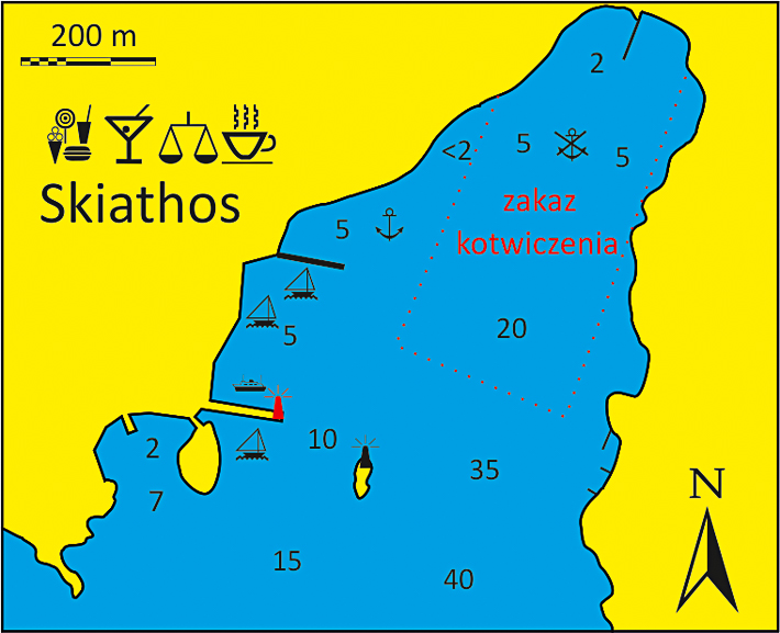 Zatoka i port Skiathos