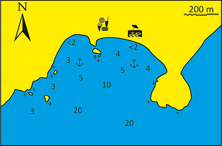 mapka zatoka Sfatilos