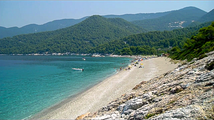 Plaża Milia Skopelos