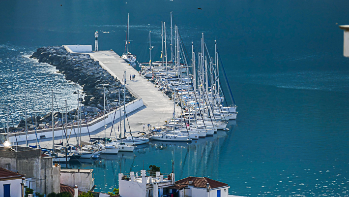 pirs północny na Skopelos