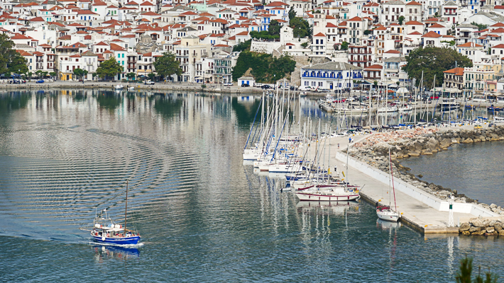 Port Skopelos pirs północny