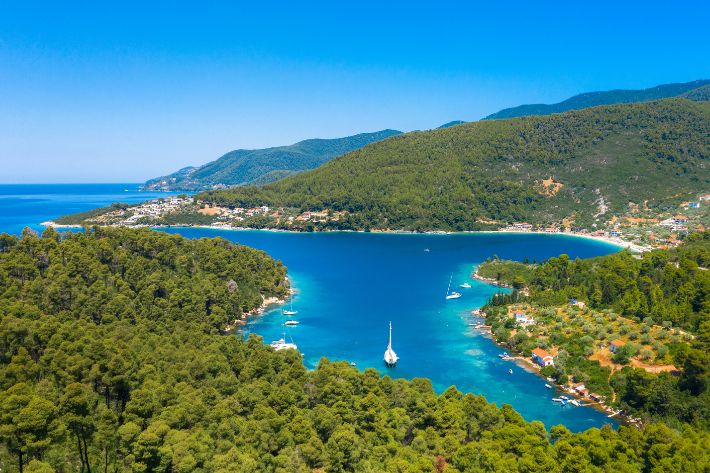 Zatoka Blo na Skopelos