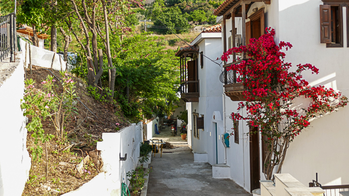 na uliczkach Skopelos