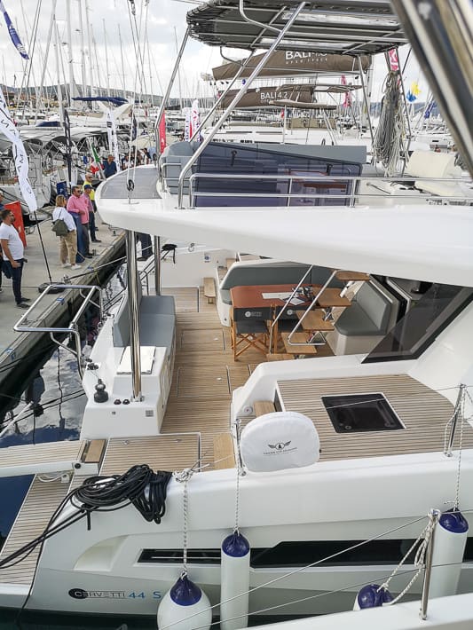 Katamaran Cervetti na targach Biograd Boat Show 2023