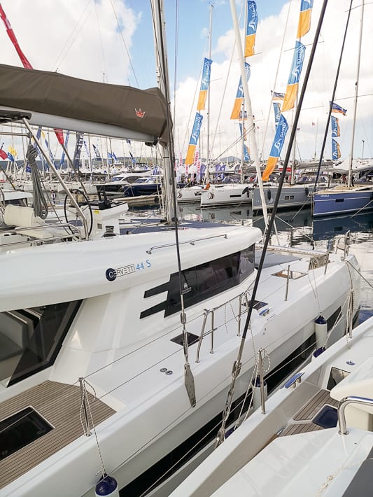 Katamaran Cervetti na targach Biograd Boat Show 2023