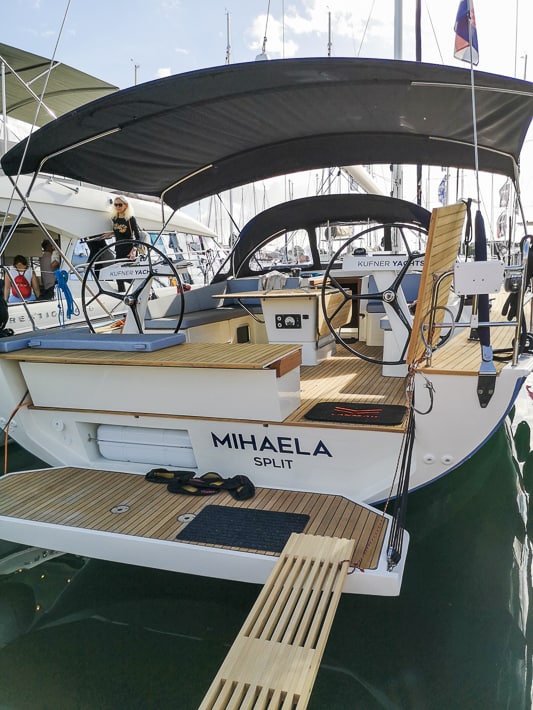 Kufner 54 na targach Biograd Boat Show 2023