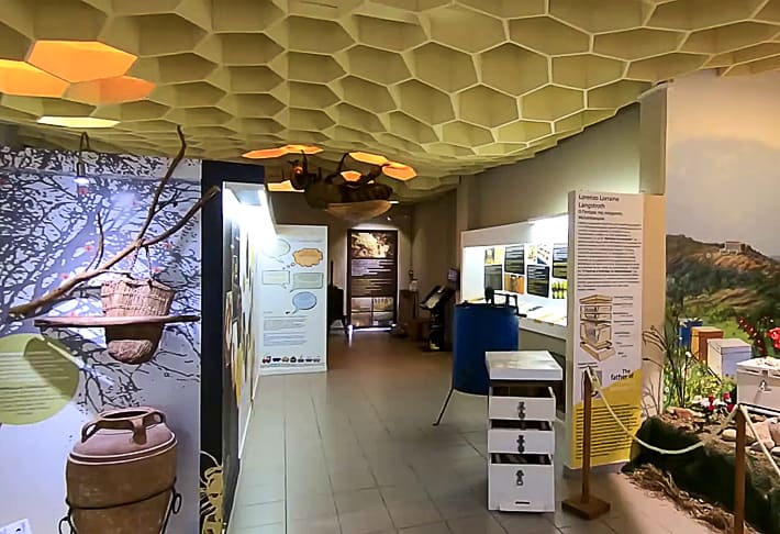 Muzeum pszczelarstwa na Rodos - wnętrza
