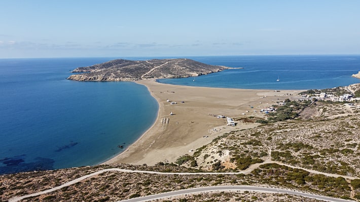 Rodos Prasonissi widziane z góry