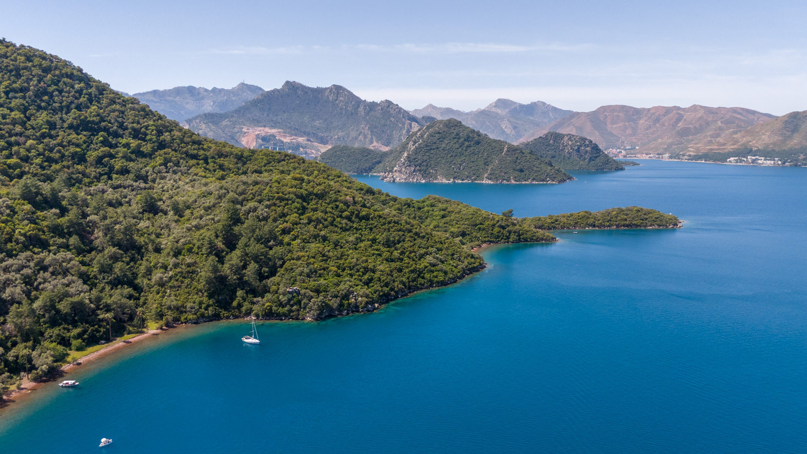 Akburun West z lotu ptaka okolice Marmaris