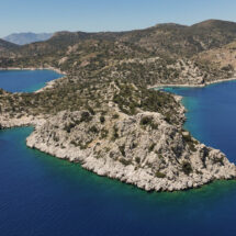 Zatoka Bozukkale w Trucji widziana z lotu ptaka