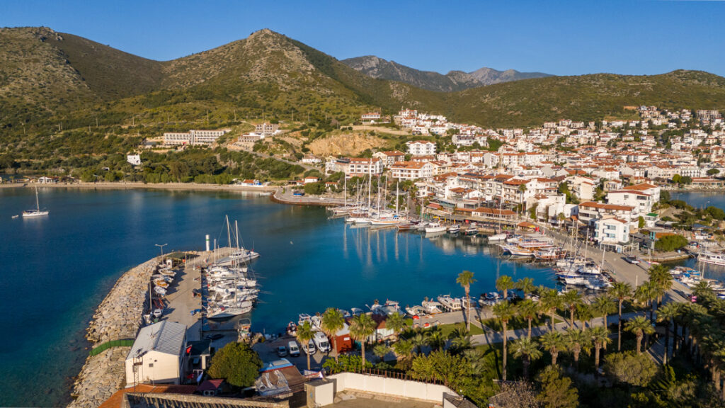 Datca port z góry