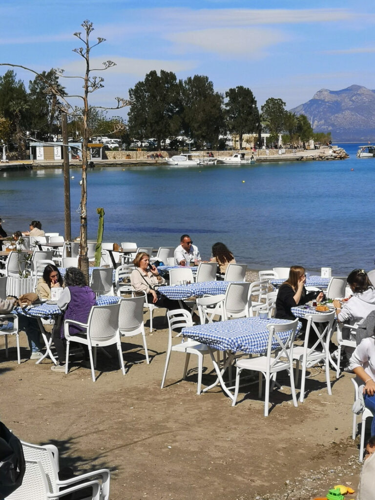 Datca stoliki na plaży