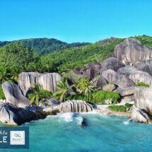 wybrzeże wyspy La digue plaża Anse Source d'Argent
