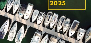 jachty z góry marina