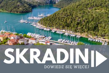 okładka Skradin z lotu ptaka