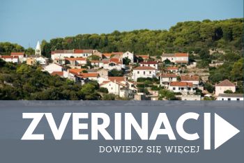 wyspa Zverinac widok z morza