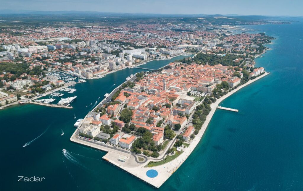 Zadar z lotu ptaka